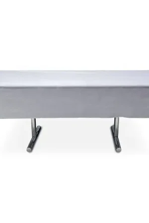 Meilleure Vente Nappe en Tissu intissé Grise Rectangulaire 3m x 150cm