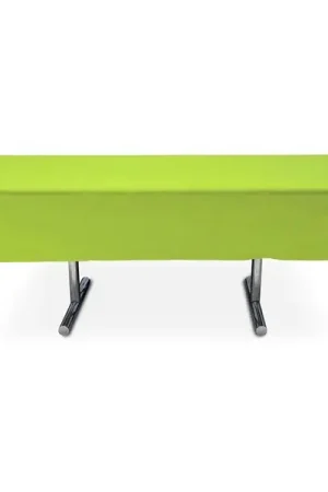 Nappe en tissu intissé vert anis Rectangle 3m x 150cm Prix Promo