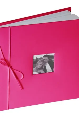 Nouveauté Livre d'or mariage soft Fuchsia