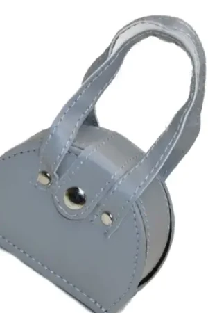 Livraison Express Sac à main à dragées en Cuir Argent