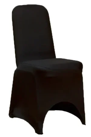 Bon Plan Housse de chaise mariage en lycra Noir