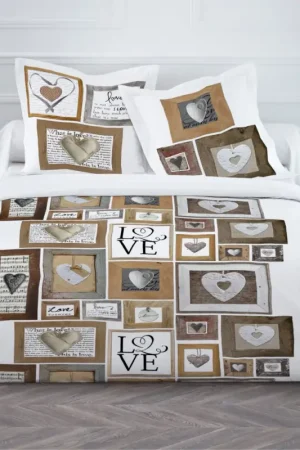 Housse de couette 220x240 This is Love Vente Directe