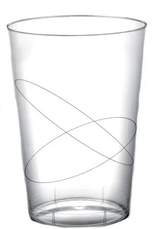 Verre a bière en plastique rigide Transparent x 10 pièces Commander Maintenant