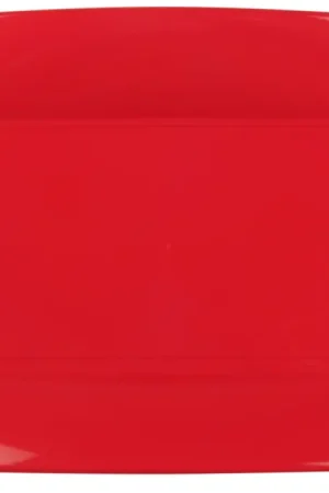 Remise Plateau en plastique rectangulaire Rouge 34x23cm x 6 pièces