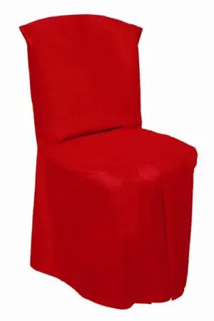 Housse de chaise mariage Integrale Rougex 5 pièces Achat Immédiat
