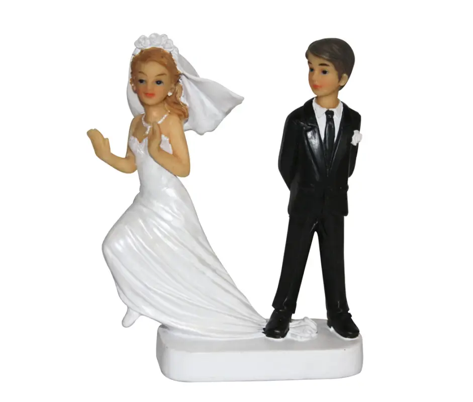 Certifié Figurine mariage Couple de Mariés Ne t'echappe pas