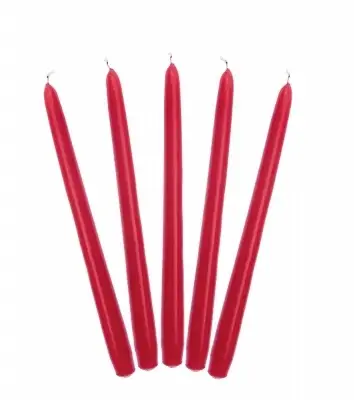 Produit De Marque Bougie chandelier mariage Rouge x 2pièces