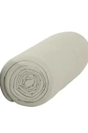 Meilleure Vente Drap housse Jersey Ivoire 90x190cm