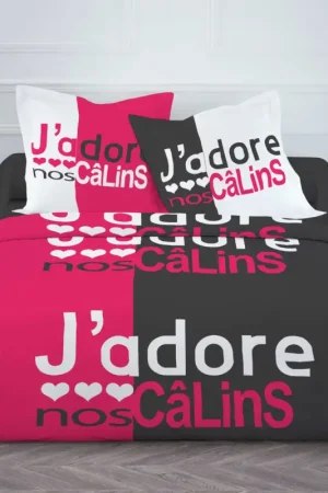 Housse de couette pas cher 220x240 Calins Prix Promo