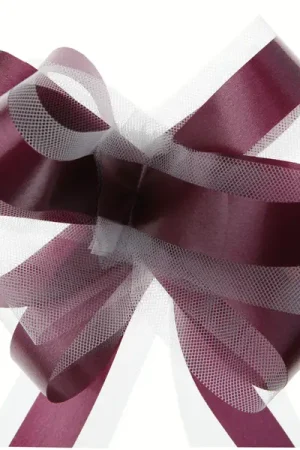 Acheter Direct Noeud mariage automatique en tulle BoRdeaux x 5 pièces