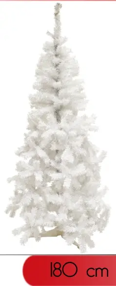 Prix Promo Sapin de Noel artificiel Blanc irisé 180cm