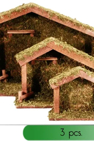 Creche de noel pas cher Vide x 3 pièces Acheter Direct