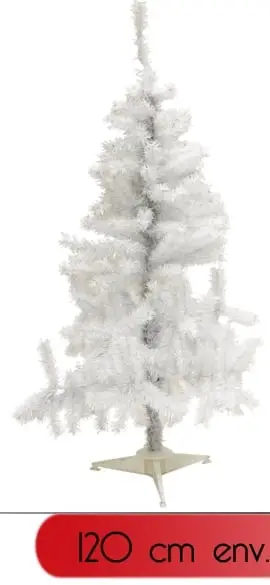 Sapin de Noel Artificiel Blanc Irise 120 cm Usine Directe