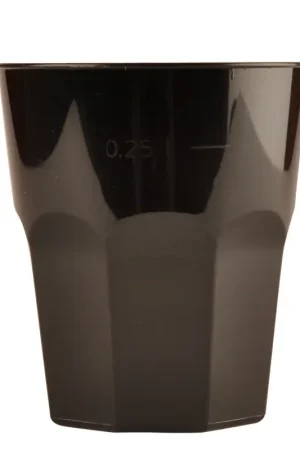 Promotion Saisonnière Verre a bière cocktail Noir x 20 pièces