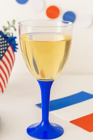 Commander Vite Verre à vin plastique Bleu Roix 20 pièces