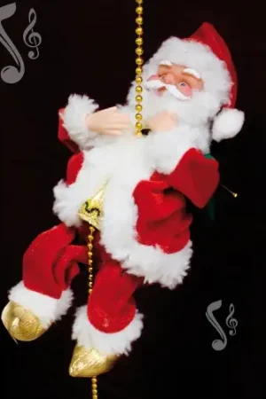 Pere noel automate musical sur Corde Quantité Limitée