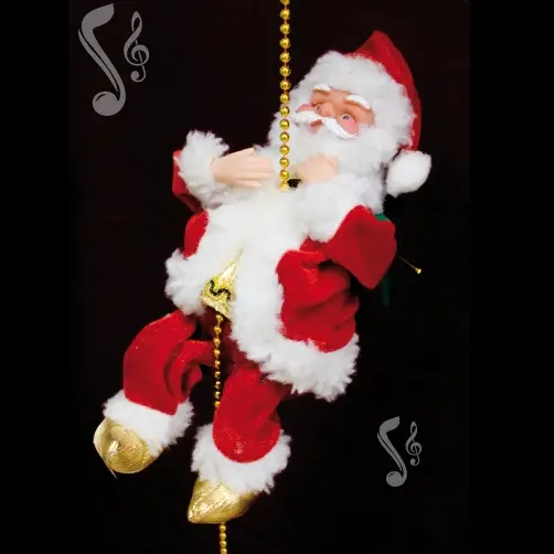 Pere noel automate musical sur Corde Quantité Limitée