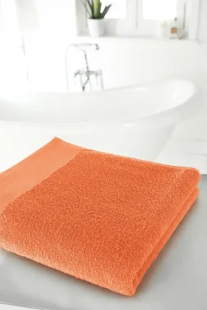 Promotion Saisonnière Maxi drap de bain Orange TODAY 90x150cm