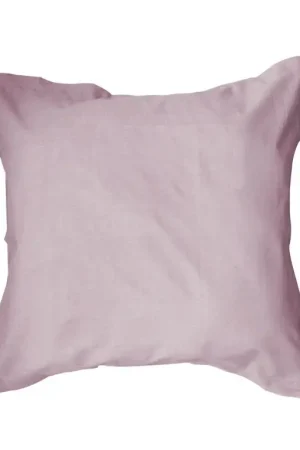 Taie d'oreiller percale 75x75 cm Rose Offre Du Jour