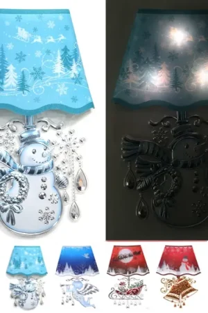 Sticker vitro statique de lampes Noel Lumineux Dernière Chance
