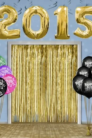 Meilleure Vente Rideau deco mariage pas cher Or