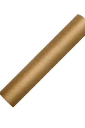 Super Prix Rouleau de tulle souple 30cm Or x 9 mètres