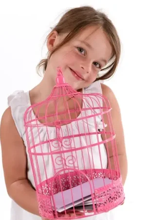 Produit De Marque Urne cage oiseau Fuchsia