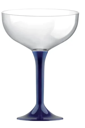 Coupe champagne en plastique Bleu marine x 20 pièces Usine Directe