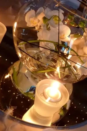 Remise Vase boule mariage 30cm