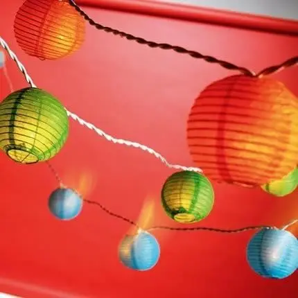 Guirlande de boule lanterne en papier LED Dernier Modèle