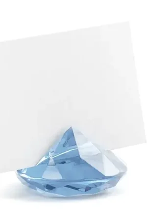 Marque place mariage diamant Bleu ciel x 10 pièces Commande En Gros