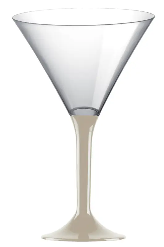 Verre à cocktail en plastique Taupe x 20 pièces Super Prix