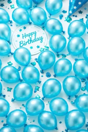 Réduction Petit ballon gonflable nacré Turquoise 12cm x 100 pièces