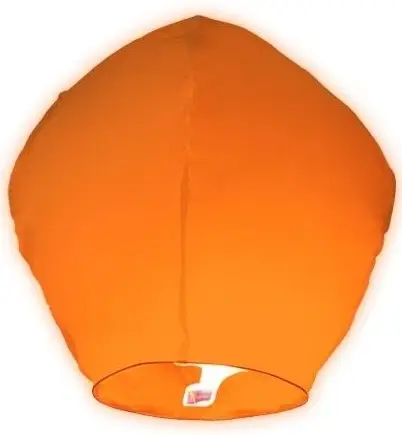 Dernière Chance Lanterne Celeste Volante Orange