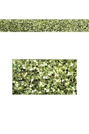 Commander Vite Ruban pailleté Vert anis 20mm x 2 mètres