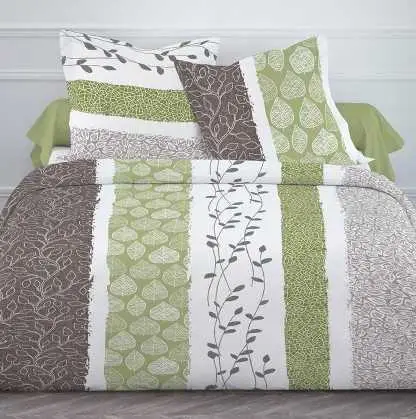 Retour Gratuit Housse de couette flanelle 220x240 cm Cyris