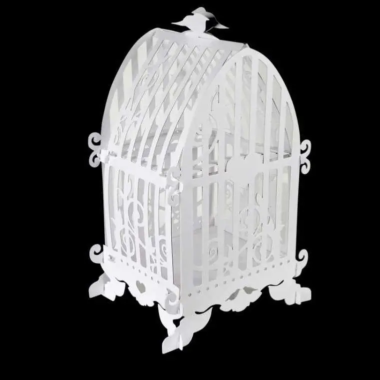 Urne à enveloppes cage a oiseau vintage Satisfait Ou Remboursé