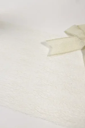 Chemin de table Dentelle Rétro Ivoire Bon Plan