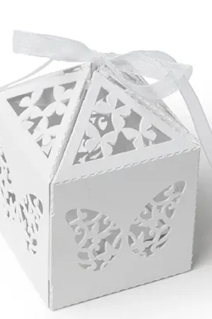 Paiement Sécurisé Cage a papillon mariage en papier x 20 pièces
