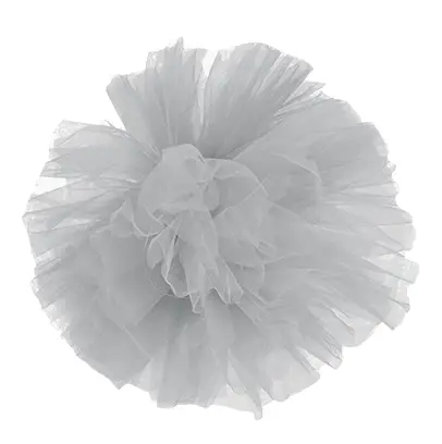 Offre Du Jour Boule pompon de tulle Gris 30cm