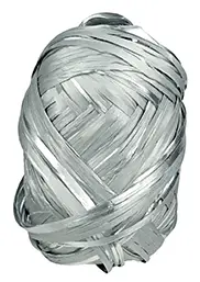 Poly raphia métal Argent 10 mètres Commander Maintenant