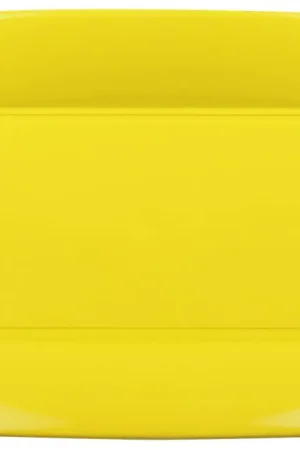 Plateau plastique rectangulaire Jaune 34x23cm x 3 pièces Produit De Marque