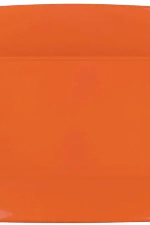 Produit De Marque Plateau plastique rectangulaire Orange 34x23cm x 3 pièces