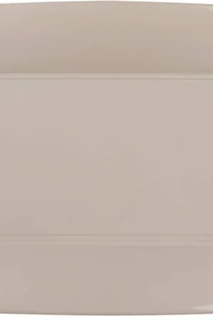Must-Have Plateau plastique rectangulaire Taupe 34x23cm x 3 pièces