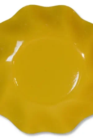 Commander Maintenant Coupelle en carton Jaune vague x 10 pièces