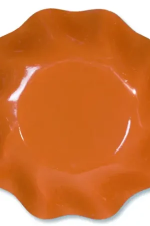 Commande En Gros Coupelle en carton Orange vague x 10 pièces