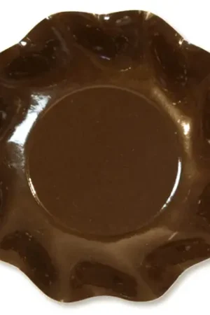 Coupelle en carton jetable Chocolat vague x 10 pièces Produit De Marque
