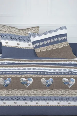Housse de couette pas cher 220x240 Sweety Blue Solde