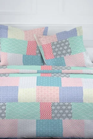 Prix Promo Housse de couette pas cher 220x240 Color Patch