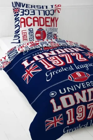 Livraison Express Housse de couette Enfant 1 Personne Academy